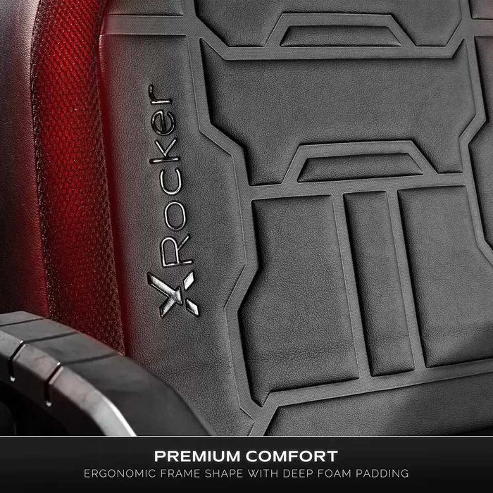 Аудио гейм стол X Rocker Aurora 2.1 Bluetooth с LED светлини