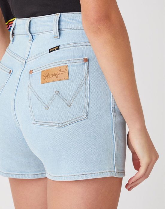 Wrangler Mom Denim Shorts ОРИГИНАЛНИ дамски къси дънки - 28