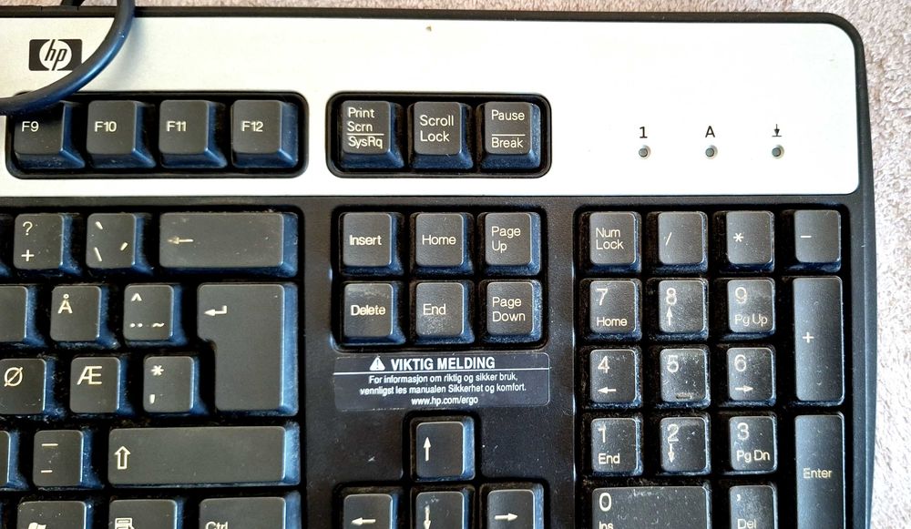 Tastatura Mecanica HP Retro