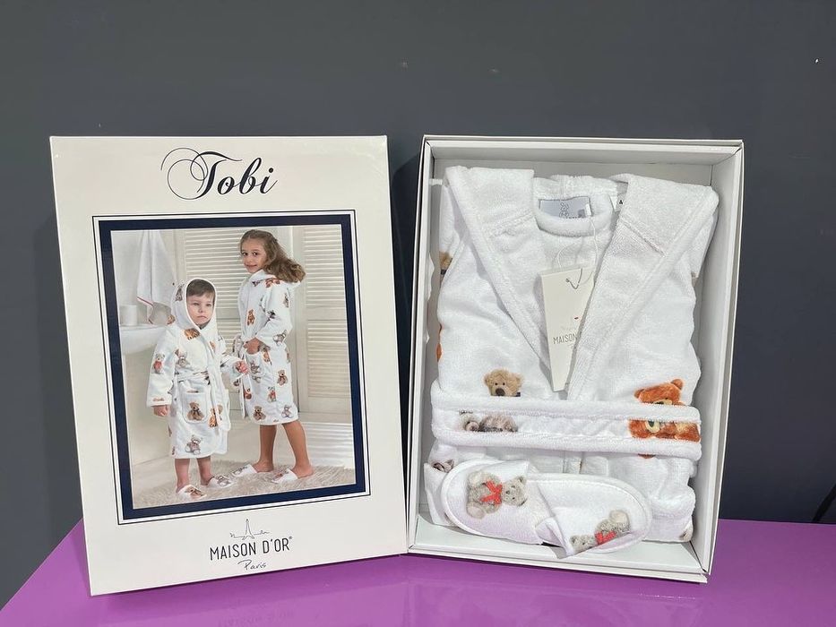 Детский махровый халат