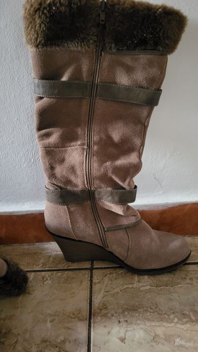 Cizme de damă imblanite