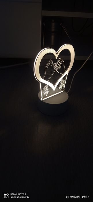 Veioza led gravata