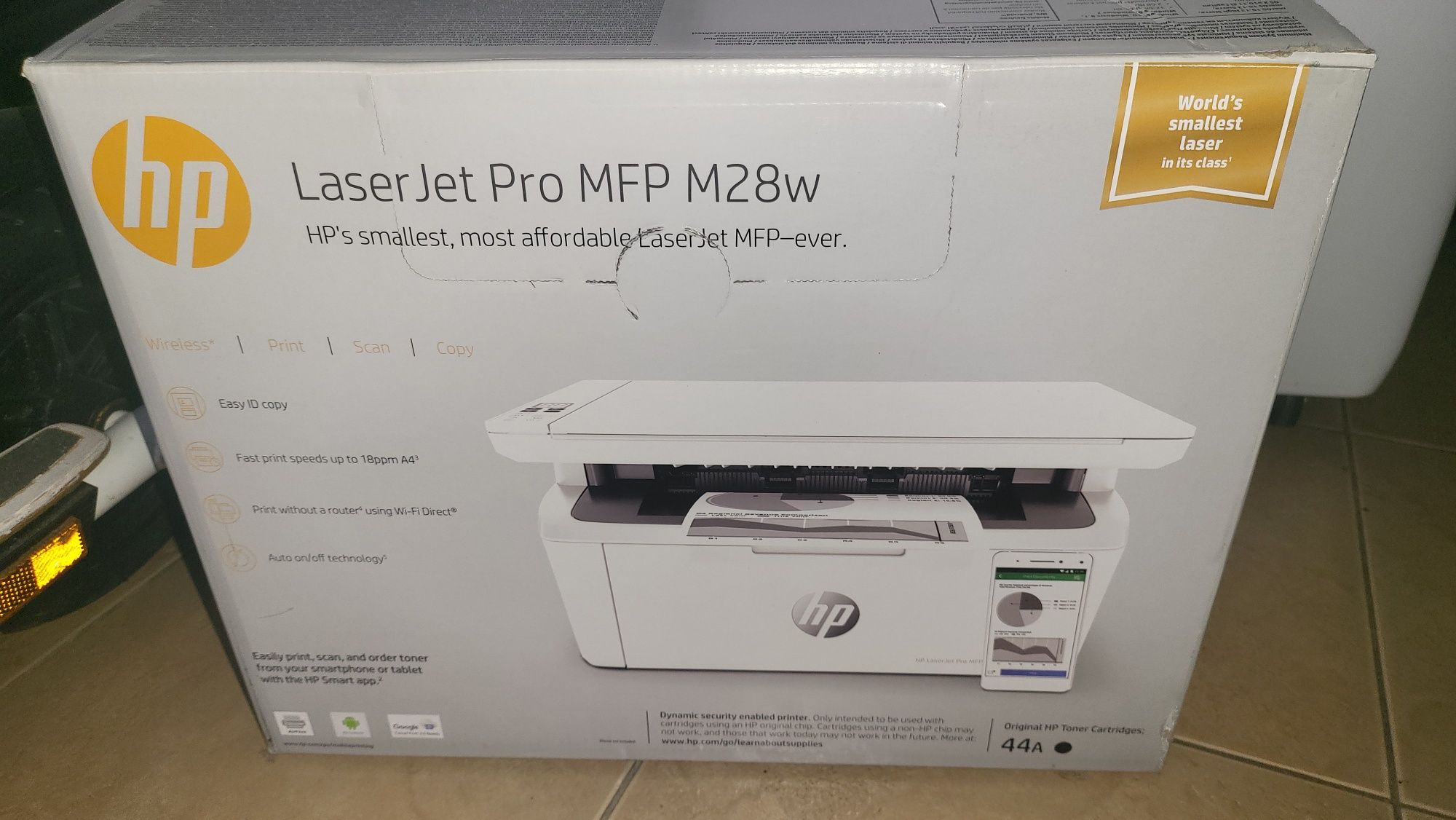 HP Laser Jet Pro MFP M28w WI:FI,USB ,НОВ принтер-280лв гр. Русе ...