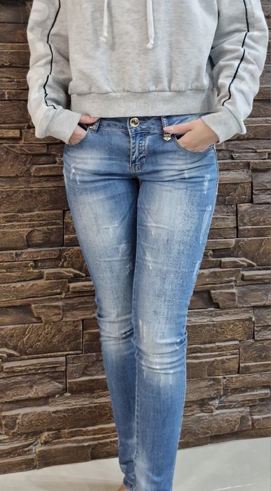 Сини дънки 1+1 подарък