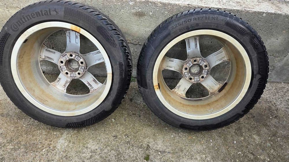 Джанти  ауди 17 5 х 112 7.5ж ет 28 централен отвор 66.6  audi 7.5j et 28