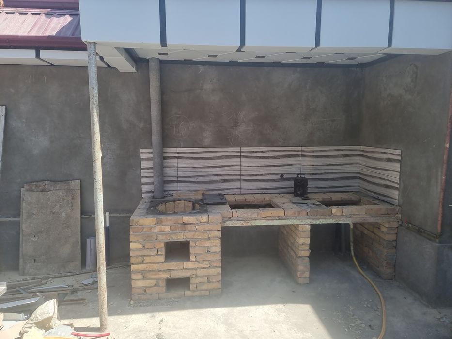 Летние кухни строем