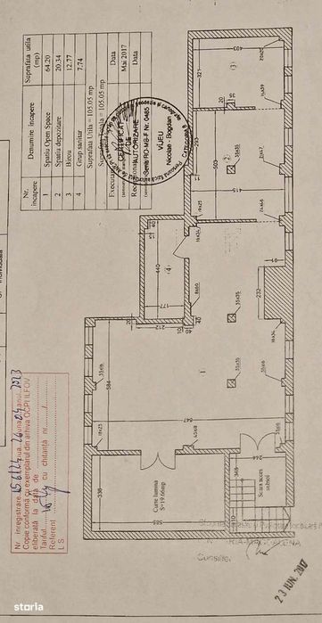 Spatiu Comercial 125mp Str.Ilie Petre