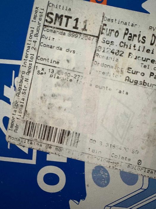 Placute frana Mercedes A  - class (W168) - punte Fata