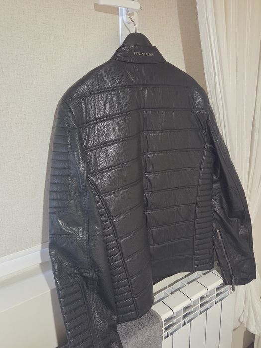 Кожено мъжко яке Philipp Plein