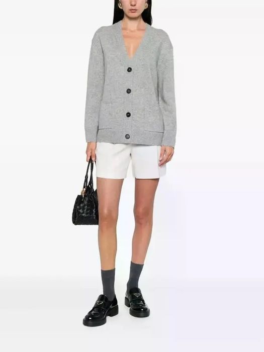Cardigan Maje gray 100% cashmere S/M