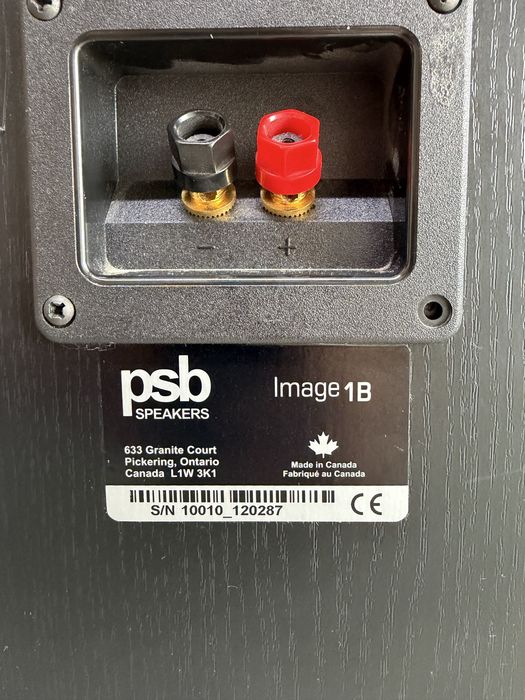 Boxe PSB Image 1B - boxe Hi-Fi made in Canada
