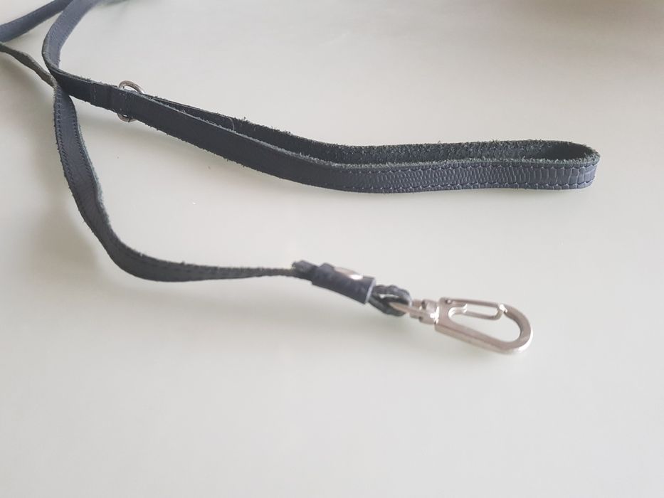 Нов повод за куче естествена кожа 150 см