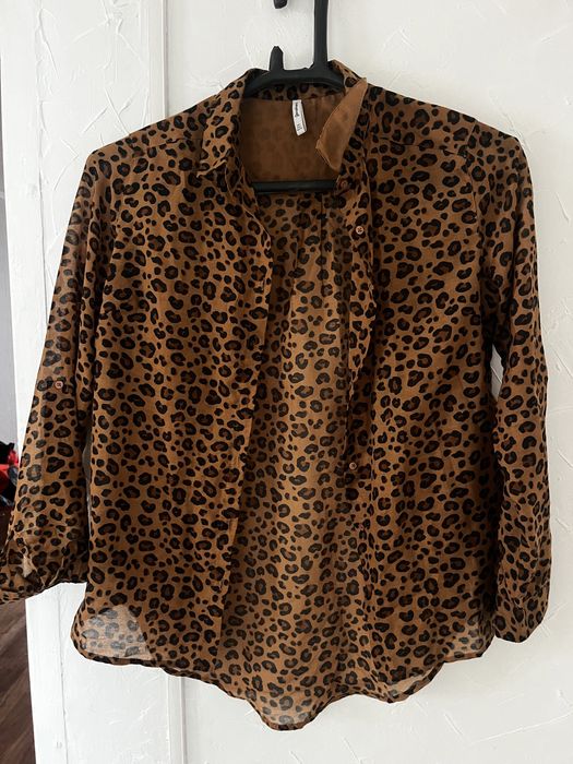 Рубашка леопрад в отличном состоянии