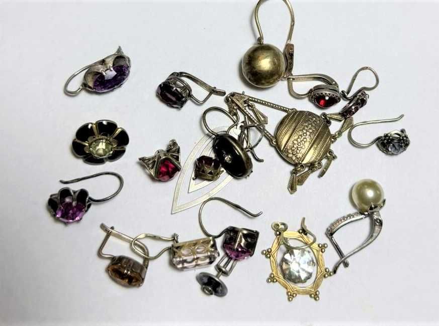 Серьги потеряшки серебро