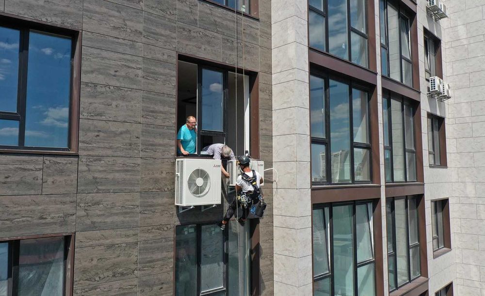 Установка кондиционера