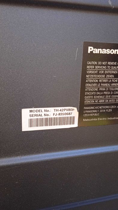 Panasonic Viera ТН 42PV80 P