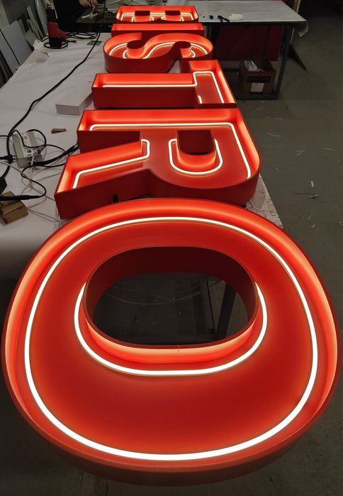 Буквы, Вывески, Оформление