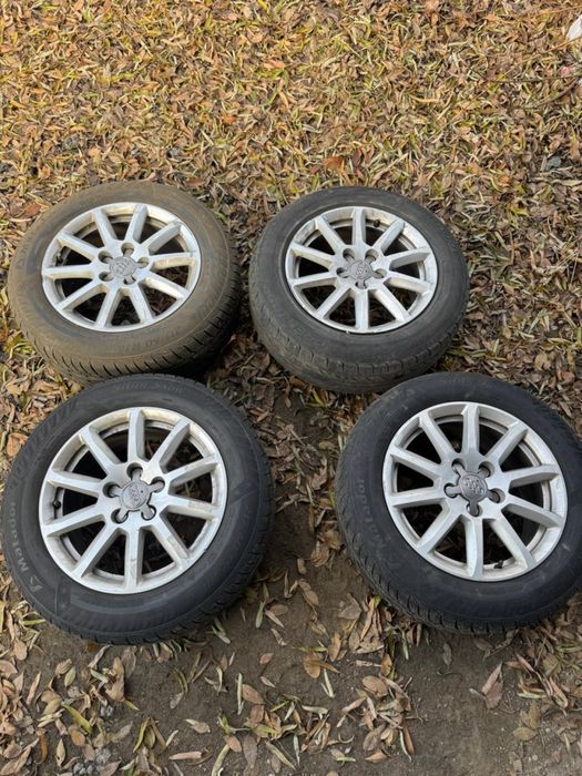 Диски резина на Ауди A4 продается вместе