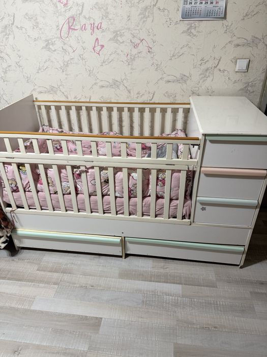 Детско легло с гардероб