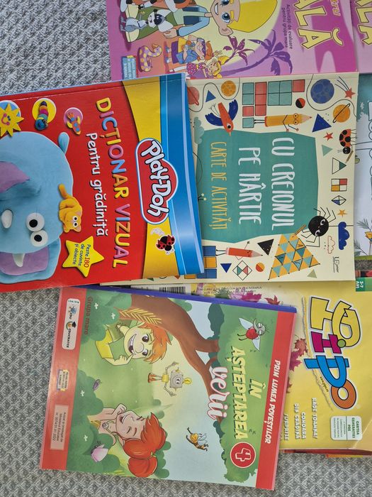 Pachet 20 materiale educaționale & cărți activități grădiniță (Editura Edu, Play-Doh)