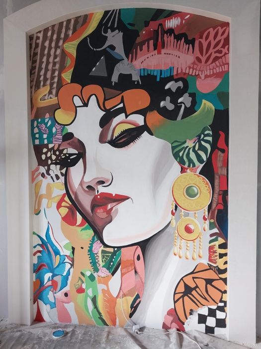 Роспись стен, художественное оформление