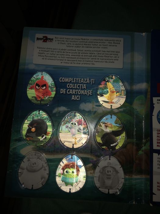 Album Angry Birds 2 pentru cartonase holografice