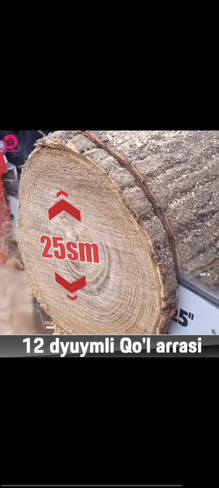 12 dyuymli qo‘lga tutib ishlatiladigan uy elektr arrasi