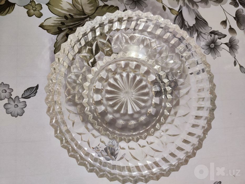 Ваза хрустальная для фруктов