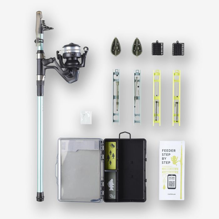 Set Sensitiv 100 Telescopic Pescuit la - produs resigilat Decathlon