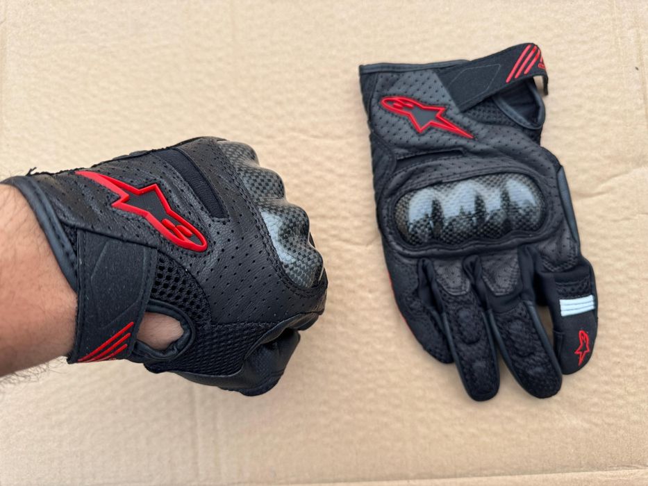 Mănuși Alpinestars SMX-1 Air V2 carbon XL noi - motocicleta