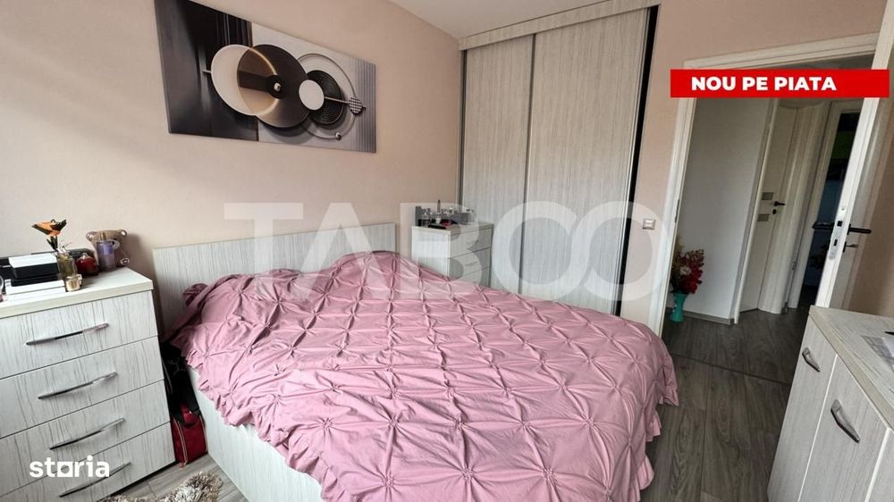 Apartament 3 camere de vanzare 54 MPU MOBILAT UTILAT PARCARE Selimbar — fotografia 2