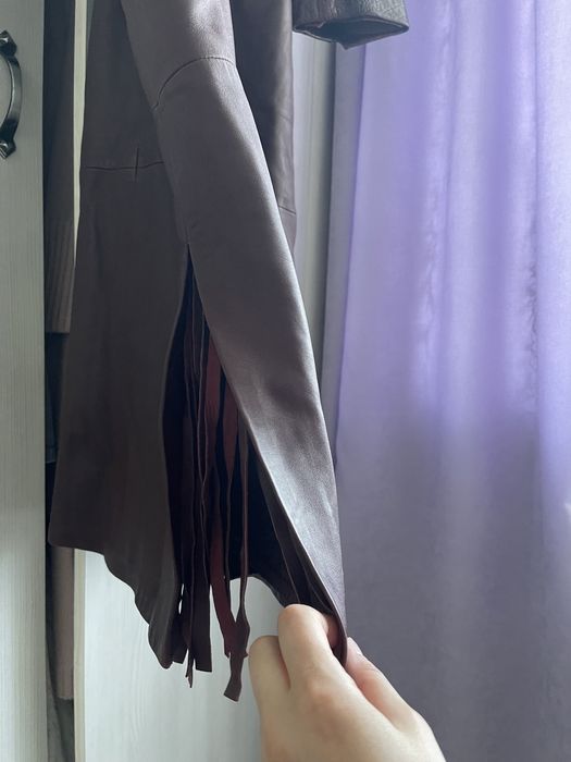 Кожаный плащ