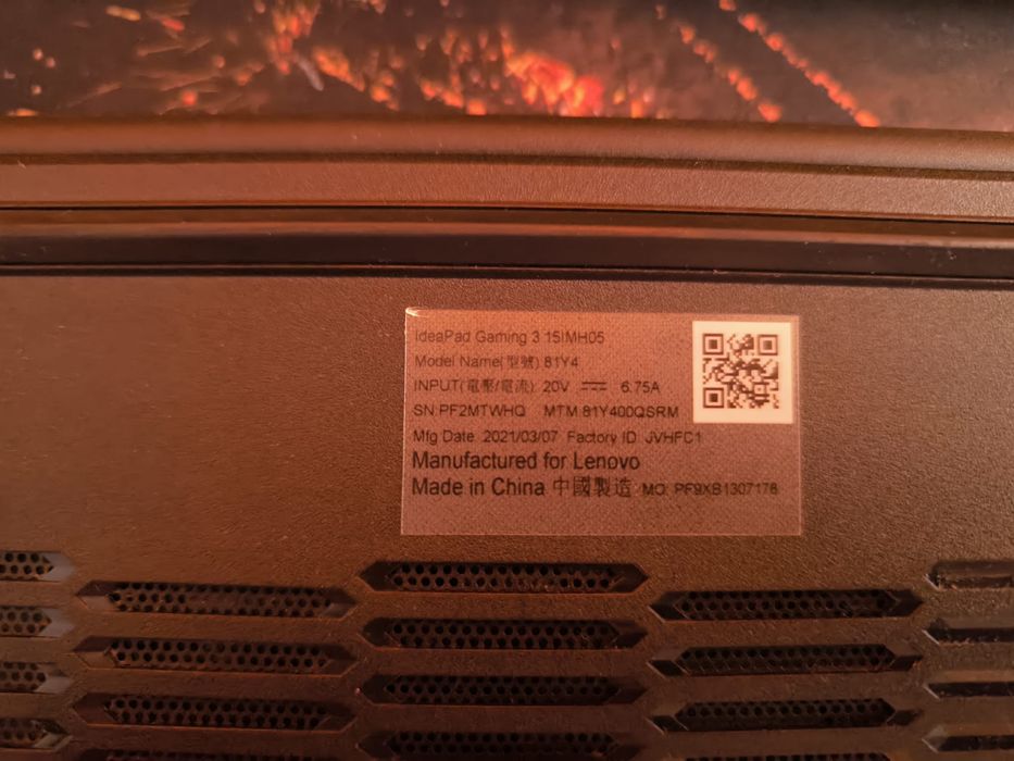 Vand laptop gaming Lenovo IdeaPad Gaming3 15IMH05