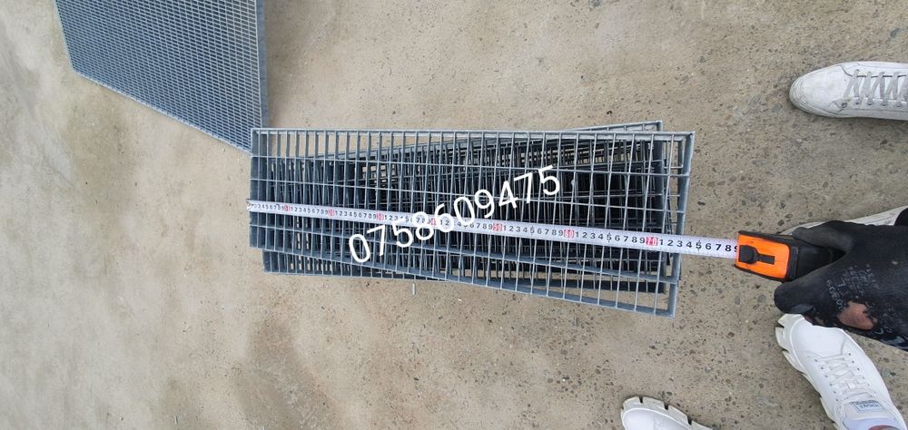 Trepte zincate 80x27cm