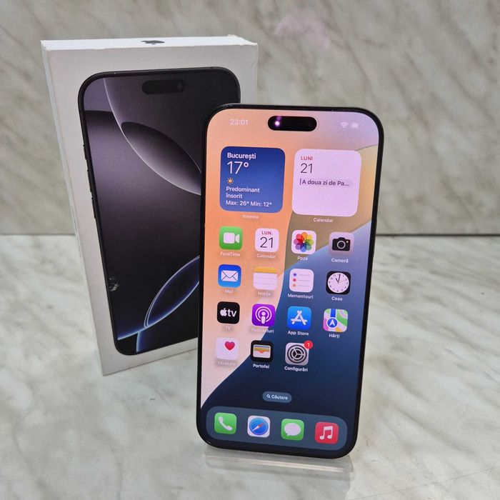 Telefon Apple iPhone 16 Pro Max Negru 256GB Cutie Zeus Amanet 33392