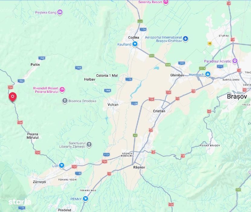 Teren fâneață 42.100 mp, Poiana Mărului, Valea Lungă