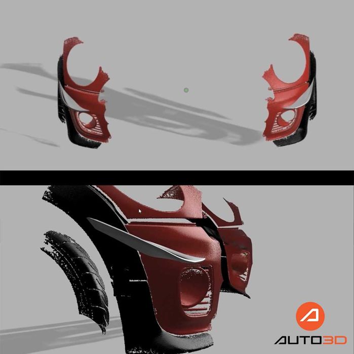 Канарди за предна броня John Cooper Works R58