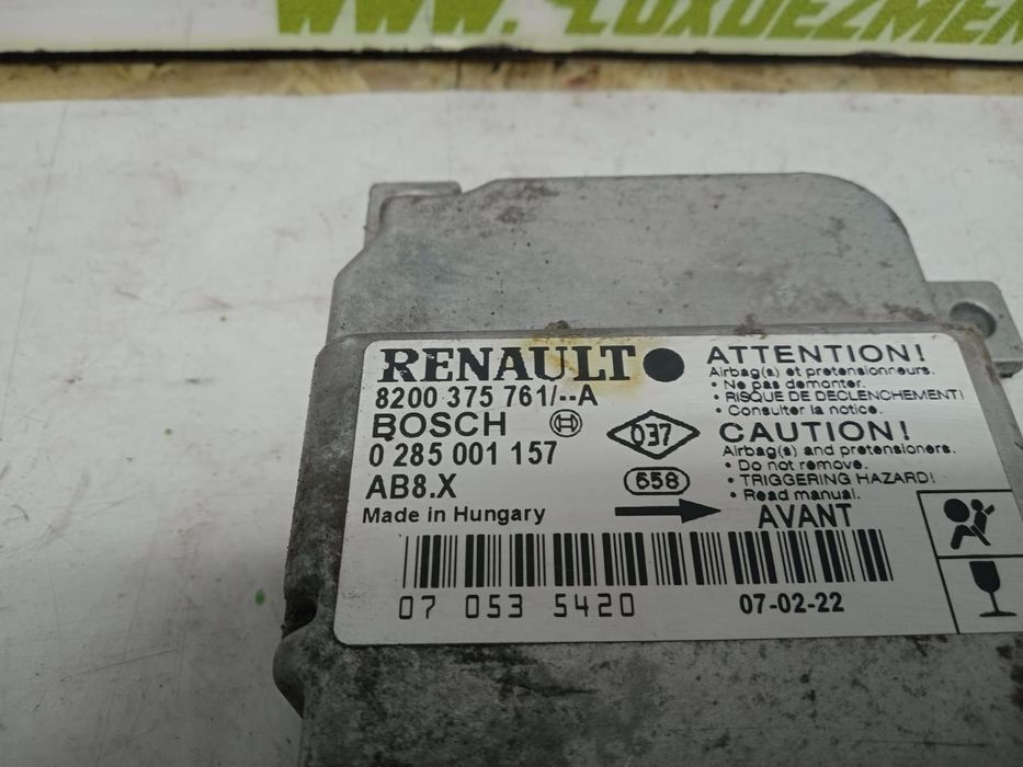 Calculator airbag 8200375761a Renault Symbol 1 [facelift] [2002 - 200