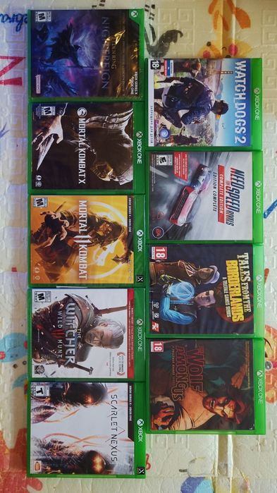 Xbox one и series x игры на дисках