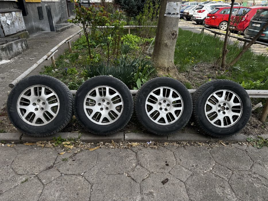 Продавам Джанти и гуми за Субару