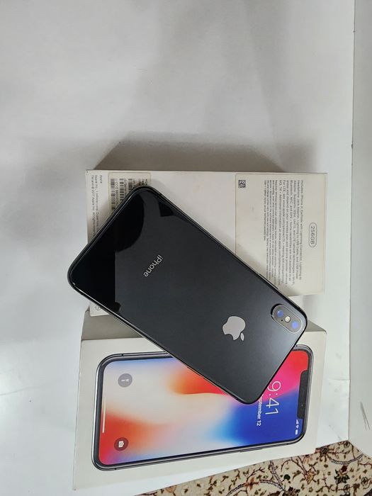 Iphone X LL/A 256GB Black Karobka Dk bor
