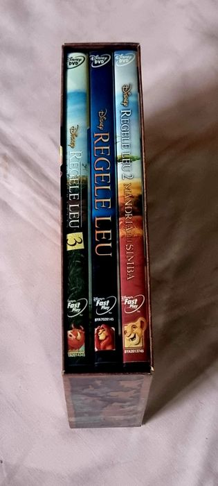 Dvd Trilogia Regele Leu de la Disney