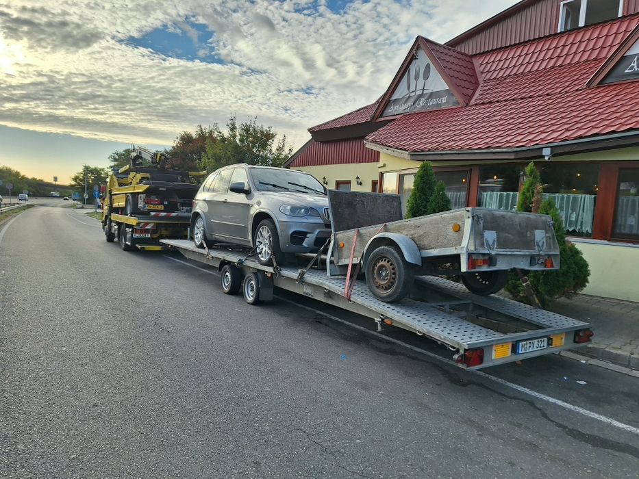 Remorca dubla axa ,doua poziții auto , 2017, polonia, 3,5 t