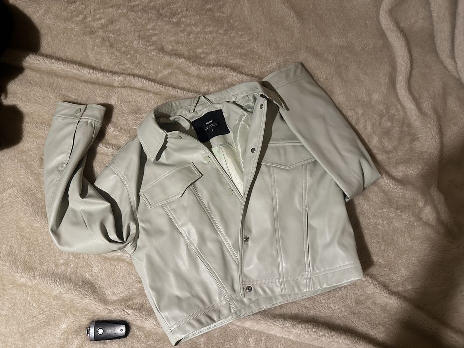 Jacheta de primavara verde menta