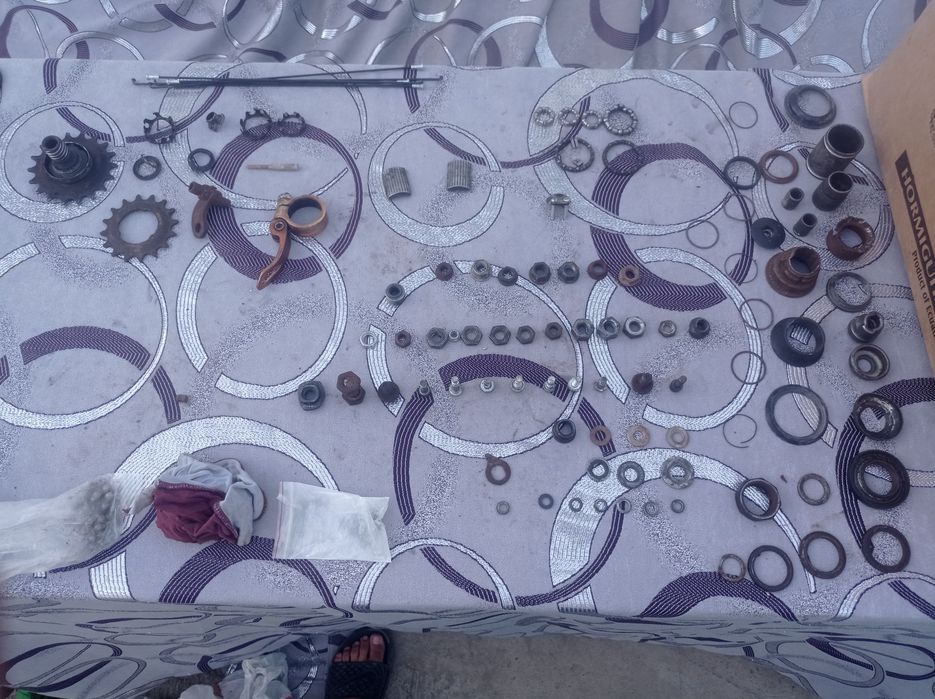 Велосипед+ многие запчасти