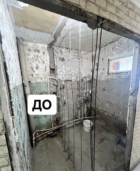 Ремонт санузла  (кафель, гибкий мрамор, бамбук панели)