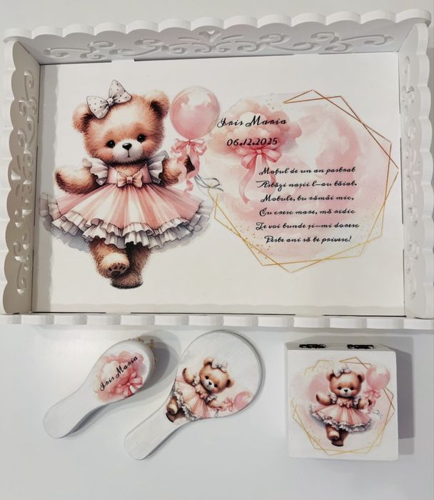 Tavite de mot / turta personalizate - set 7 piese