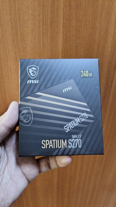 Новый Ssd 240gb Msi S270 в упаковке