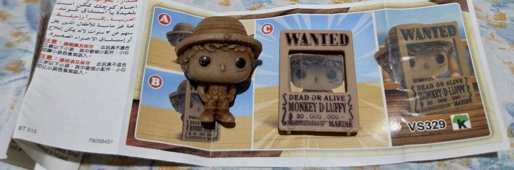 Luffy wanted kinder joy one piece