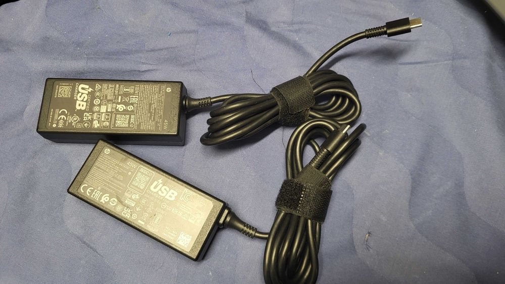 HP 45W Incarcator Usb c fuctional 5v-3A,9V-3A,12V-3A si 15V-3A